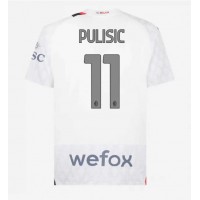 Camisa de Futebol AC Milan Christian Pulisic #11 Equipamento Secundário 2023-24 Manga Curta